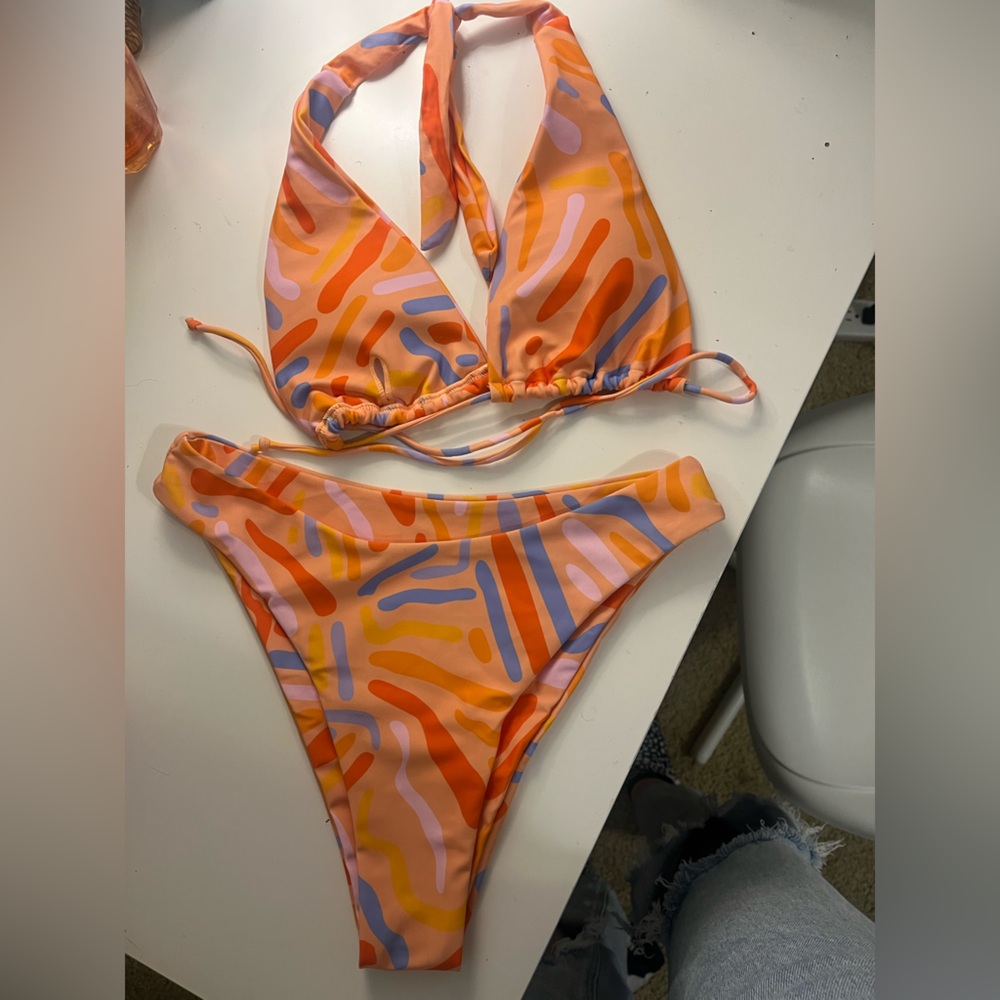 Orange aurelle bunking set